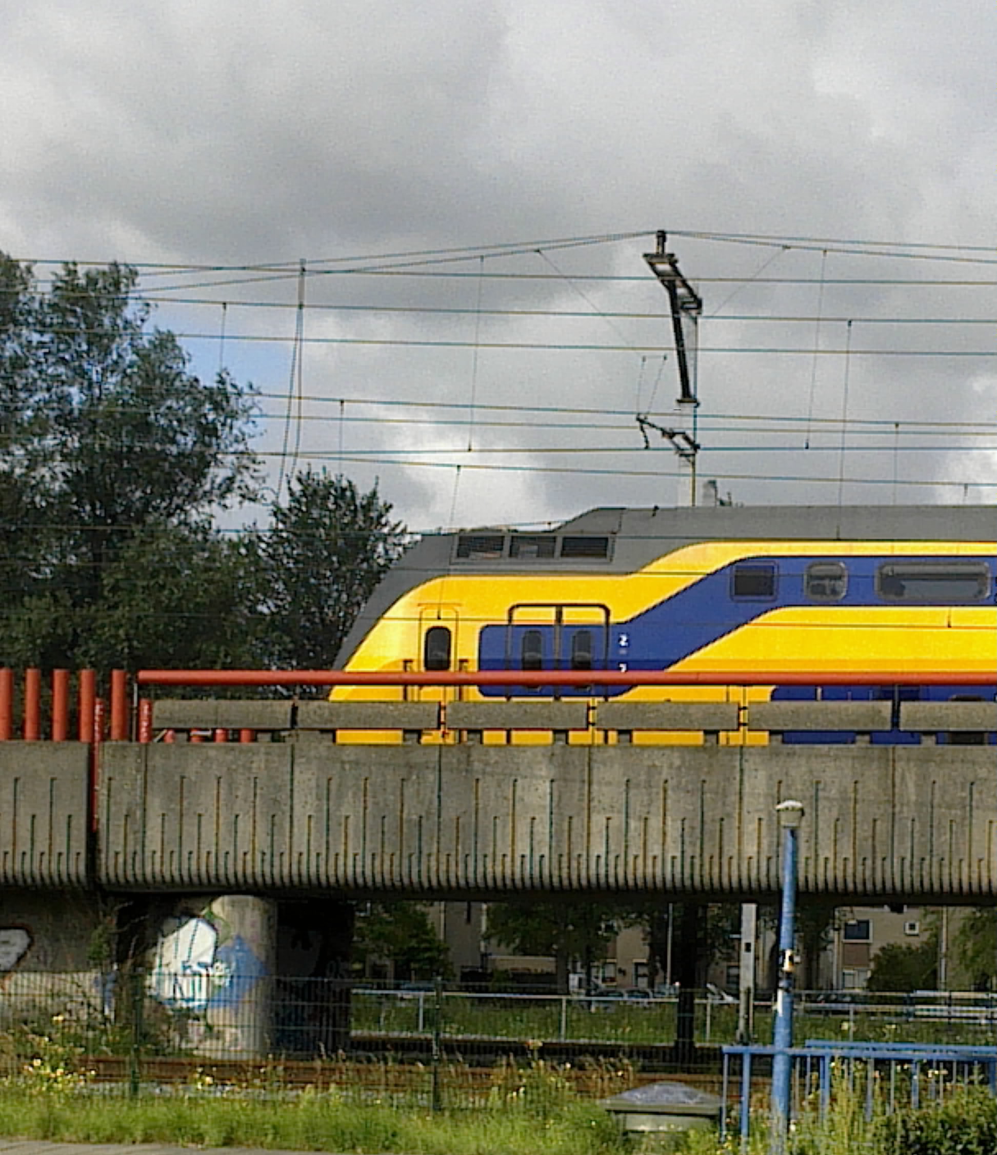 [een Belgische trein]